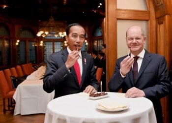 Presiden Joko Widodo Laksanakan Pertemuan Bilateral dengan Kanselir Olaf Scholz