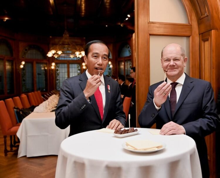 Presiden Joko Widodo Laksanakan Pertemuan Bilateral dengan Kanselir Olaf Scholz