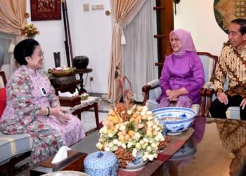 Presiden Jokowi Silaturahmi dengan Presiden Ke-5 RI Megawati Soekarnoputri
