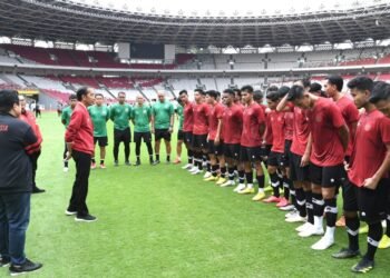 Presiden Jokowi Temui Pemain Timnas U-20 di Stadion Utama GBK