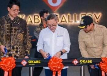 Pilar Dampingi Mendag Zulhas Resmikan Mal Bahan Bangunan di Tangsel