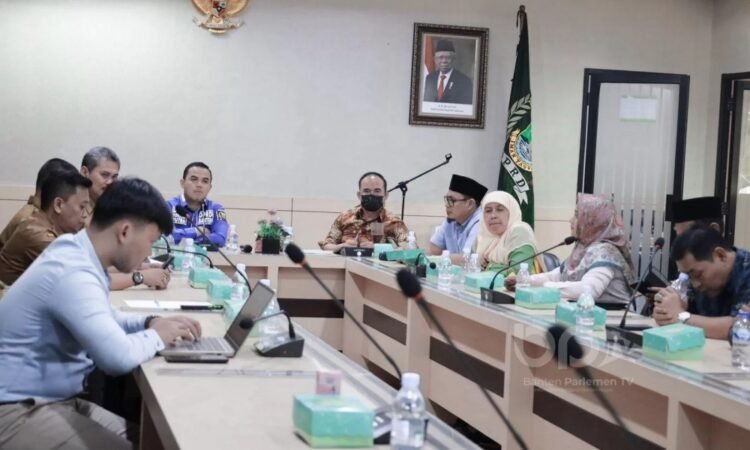Bahas Persiapan PPDB Tahun 2023, Komisi V DPRD Provinsi Banten Panggil Dindikbud