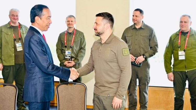 Bertemu Presiden Zelenskyy, Presiden Jokowi: Indonesia Terus Dukung Perdamaian di Ukraina