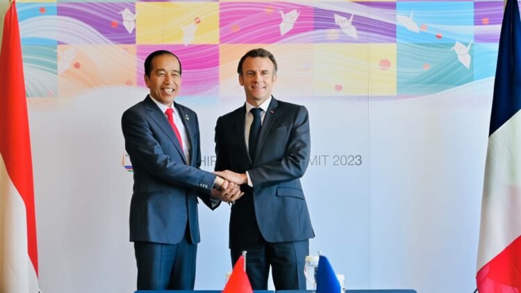 Empat Poin Pembahasan Presiden Jokowi Saat Bertemu Presiden Macron