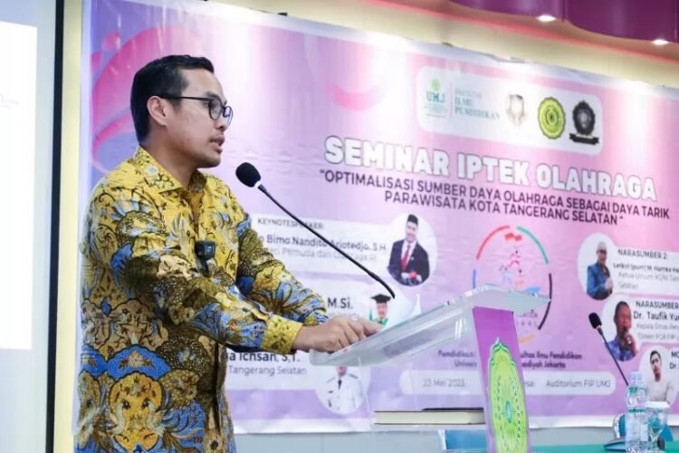 Gelar Seminar Olahraga, Wakil Wali Kota Pilar Apresiasi UMJ yang Aktif Dukung Olahraga di Tangsel