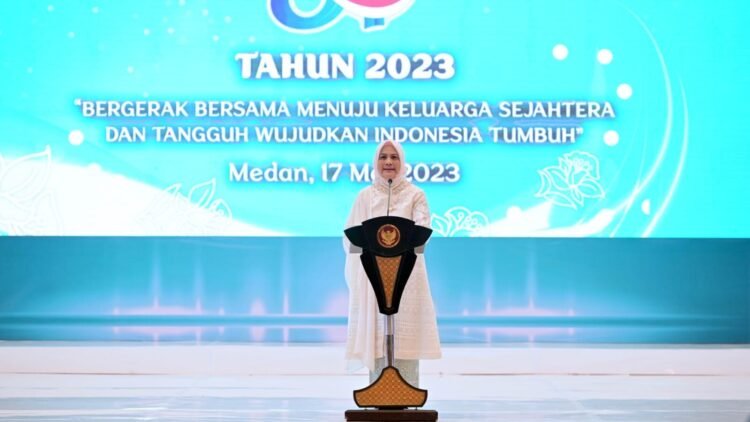 Ibu Iriana dan Anggota OASE KIM Hadiri Peringatan HKG PKK Ke-51 Tahun 2023