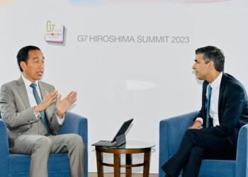 Presiden Jokowi Gelar Pertemuan Bilateral dengan PM Inggris