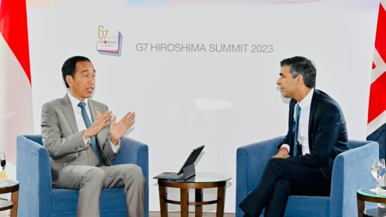 Presiden Jokowi Gelar Pertemuan Bilateral dengan PM Inggris