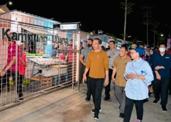 Presiden Jokowi Kunjungi Kawasan Wisata Kuliner Kampung Ujung Labuan Bajo