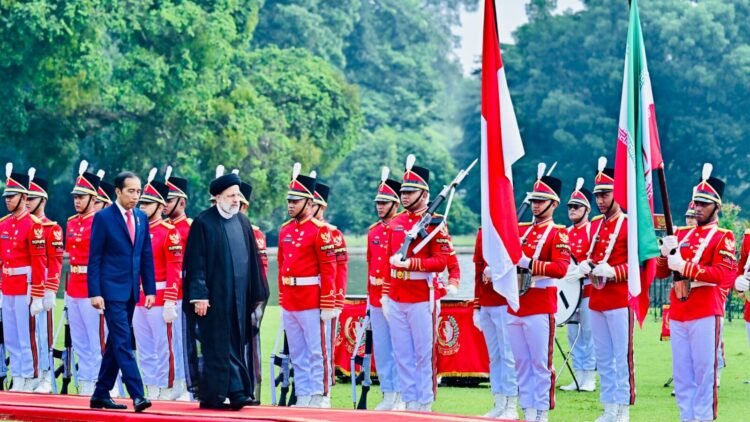 Presiden Jokowi Sambut Kunjungan Kenegaraan Presiden Iran di Istana Bogor