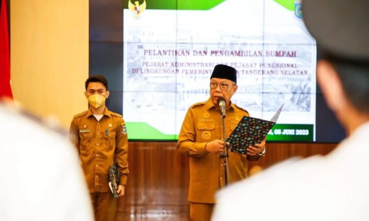 Benyamin Lantik Ratusan Pejabat Administrasi dan Fungsional