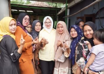 Airin Rachmi Diany Silaturahmi di Kecamatan Kopo, Ratusan Masyarakat Sambut Antusias