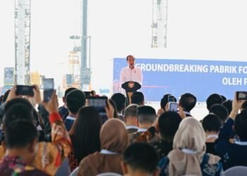 Apresiasi Pabrik Foil Tembaga, Presiden: Ini Bisa Serap dan Olah Material