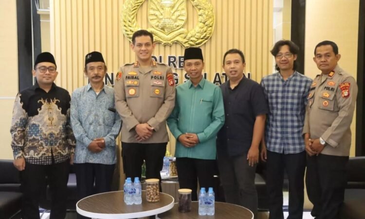 Kapolres AKBP Faisal Febrianto Terima Kunjungan Silaturrahmi PCNU Kota Tangsel