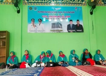Kloter 65 JKG Jemaah Haji Tangsel Dilepas