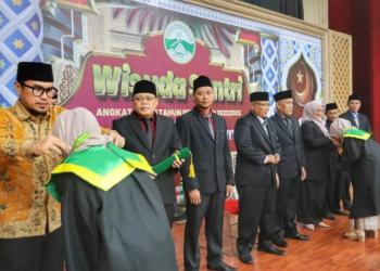 Pilar Ingatkan Santri Ponpes Al-Qur’aniyyah untuk Terus Tingkatkan Ilmu Keagamaan