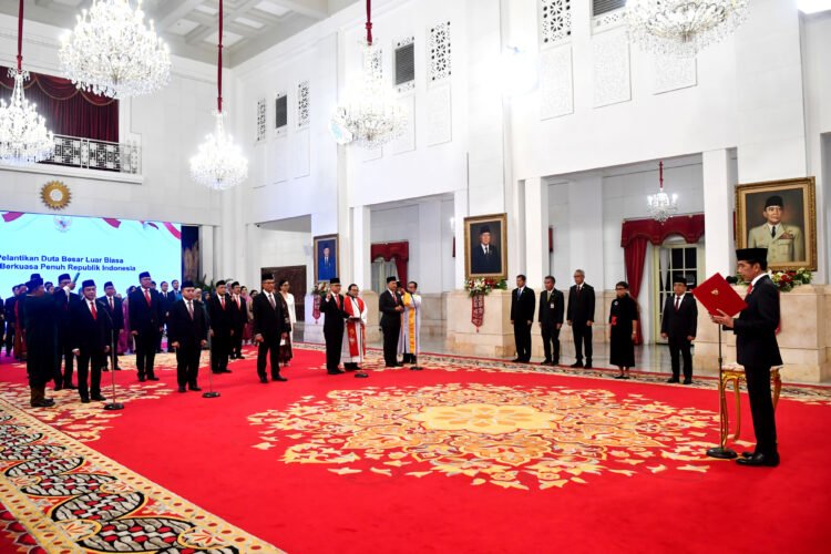 Presiden Jokowi Lantik Sejumlah Duta Besar RI untuk Negara Sahabat