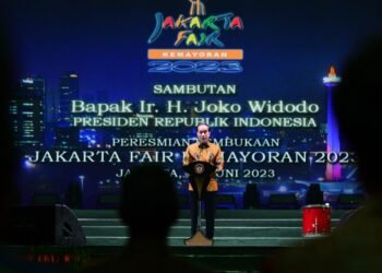 Presiden Jokowi Resmi Buka Jakarta Fair 2023