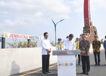 Presiden Jokowi Resmikan Jembatan Kretek 2 di Kabupaten Bantul