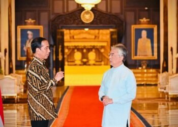 Presiden Jokowi dan Ibu Iriana Bertemu Raja Malaysia di Istana Negara Kuala Lumpur
