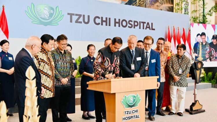 Resmikan RS Tzu Chi, Presiden Imbau Masyarakat Berobat di Dalam Negeri