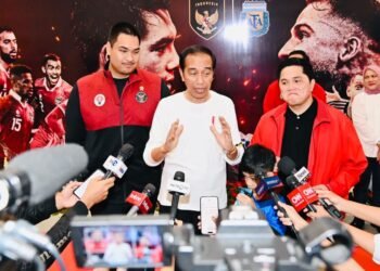 Saksikan Laga Indonesia-Argentina, Presiden: Pengalaman Besar bagi Timnas Indonesia