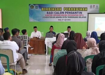KUA Kecamatan Setu Berikan Pembekalan kepada Puluhan Calon Pengantin