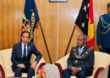 Presiden Jokowi Bertemu Gubernur Jenderal Papua Nugini
