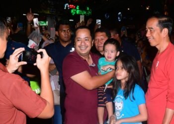 Sabtu Malam, Presiden Jokowi Sapa Warga dan Pedagang di Malioboro