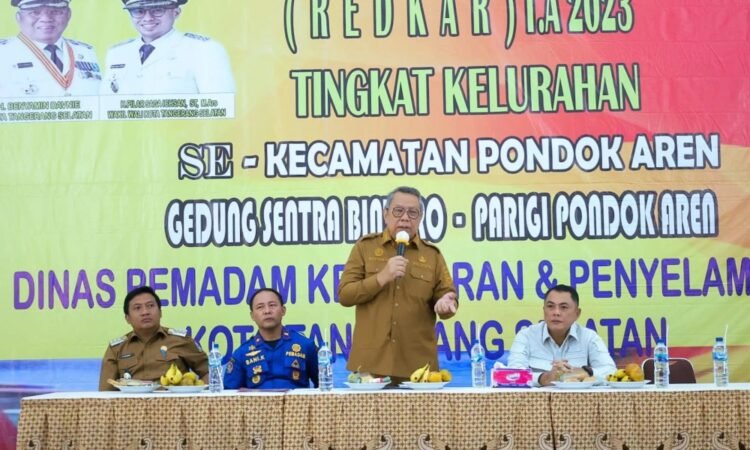 Tangsel Bentuk Relawan Pemadam Kebakaran, Benyamin: Pemkot Siapkan Alat yang Memadai Hingga BPJS Ketenagakerjaan