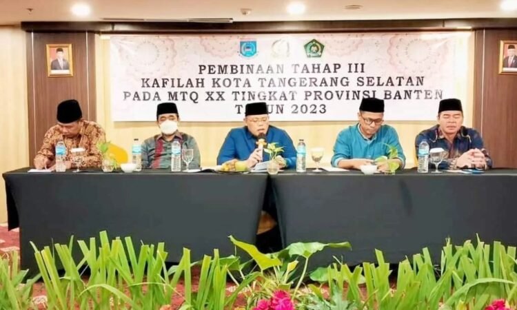 Target Rebut Kembali Juara Umum MTQ Banten, LPTQ Kota Tangsel Gelar Pembinaan