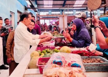 Tinjau Pasar Bululawang, Presiden Jokowi: Inflasi Terkendali, Pasokan Banyak