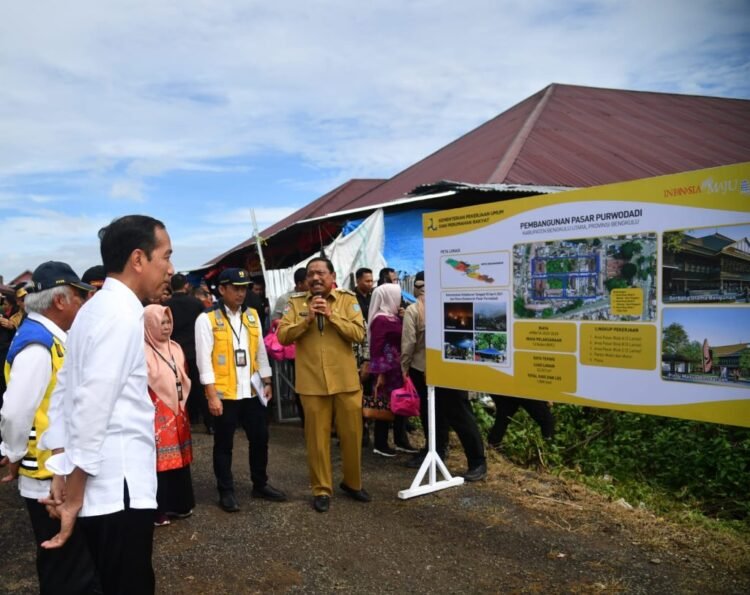 Tinjau Rencana Revitalisasi Pasar Purwodadi, Presiden: Selesai Awal Tahun Depan