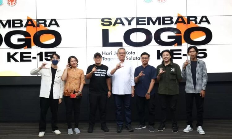 Benyamin Puji Hasil Karya 5 Besar Finalis Logo HUT ke-15 Tangsel