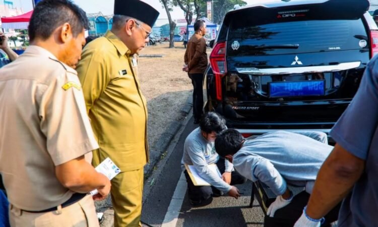 Tegas! Wali Kota Benyamin Kandangkan Mobil Dinas Tak Lulus Uji Emisi