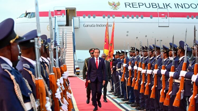 Dari Tanzania, Presiden Jokowi Tiba di Maputo Mozambik