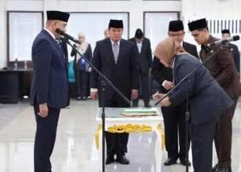 Empat Pejabat Tinggi Pratama Pemkab Tangerang Dilantik Ahmed Zaki Iskandar