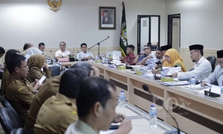 Komisi V DPRD Provinsi Banten Laksanakan Rapat Kerja Bersama OPD