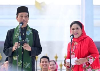 Meriahkan HUT Ke-78 RI, Presiden dan Ibu Iriana Buka Acara Istana Berkebaya