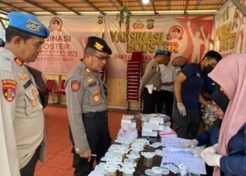 Pengawasan Internal, Personel Polres Tangsel Laksanakan Tes Urine