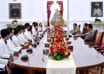 Presiden Jokowi Terima Kunjungan PP KMHDI di Istana Merdeka