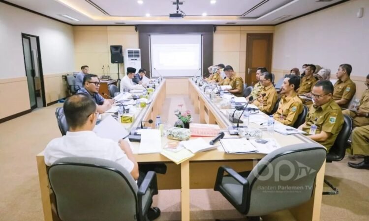Bahas Evaluasi Pelaksanaan Program, Rapat Kerja Komisi V DPRD Banten Bersama Mitra Komisi