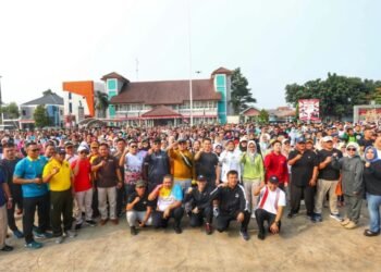 Senam Bersama, Pilar Kampanyekan Pengurangan Plastik