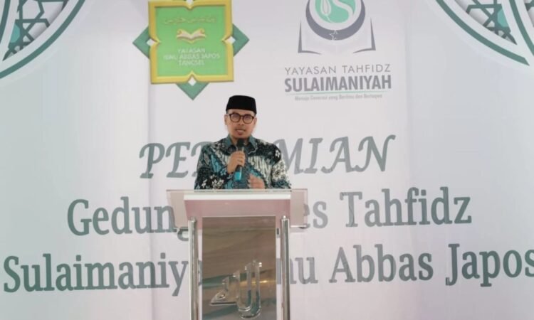 Pilar Resmikan Ponpes Tahfidz Sulaimaniyah Ibnu Abbas Japos