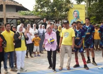 Airin Rachmi Diany Buka Turnamen Bola Voli di Kabupaten Serang