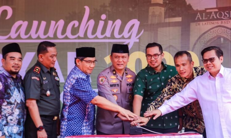 Beri 1000 Gerobak untuk Bantu UMKM Tangsel, Pilar Apresiasi LAZ Al-Aqsha De Latinos