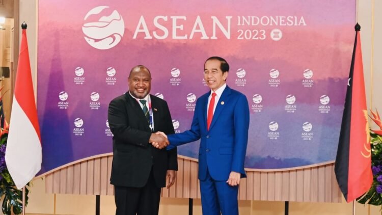 Bertemu PM Marape, Presiden Jokowi Apresiasi Dukungan PNG pada Kedaulatan dan Integritas Indonesia