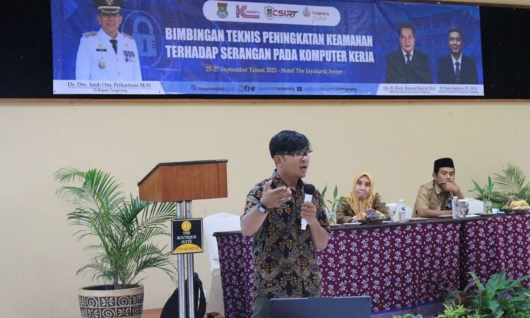 Diskominfo Kabupaten Tangerang Gelar Bimtek untuk Tingkatkan Keamanan Siber pada Komputer Kerja