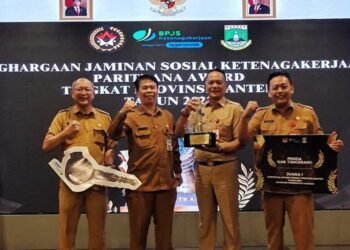 Kabupaten Tangerang Juara 1 Paritrana Award Tingkat Provinsi Banten