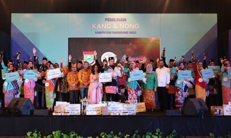 Nabil dan Nadia Terpilih Jadi Kang dan Nong Kabupaten Tangerang